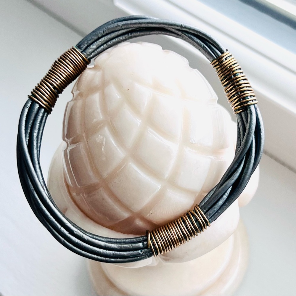 Leather Bracelet Sz 7 inch